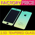 2.5D 9H colorTempered Glass Film Front and Back Side with Gradation of Color For 1