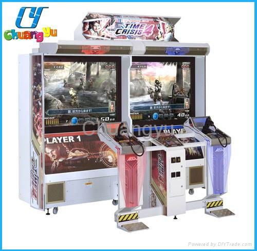 Coin operated time crisis 4 arcade machine