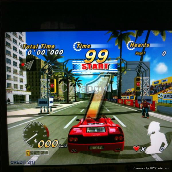 Simulator car racing game machine - 32”LCD outrun 4