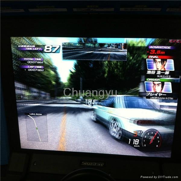 simulator arcade racing car game machine - Initial D Arcade stage 3 3