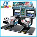 simulator driving game machine - 29 LCD GP motor 1