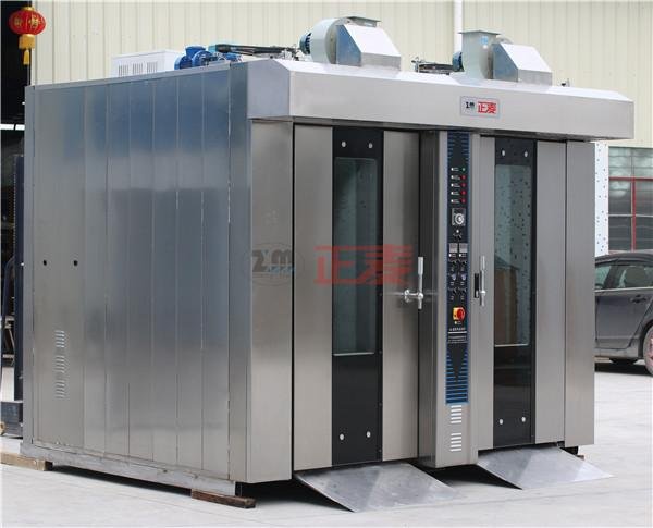 64 trays gas rotary rack oven two doors in Guangzhou 2