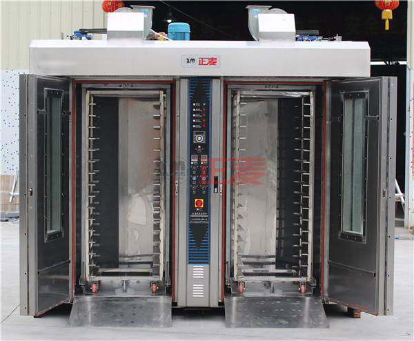 64 trays gas rotary rack oven two doors in Guangzhou 3