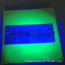 IR fluorescence pigment paint glow under