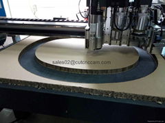 Inkjet printing adhensive sign making cnc cutting table 