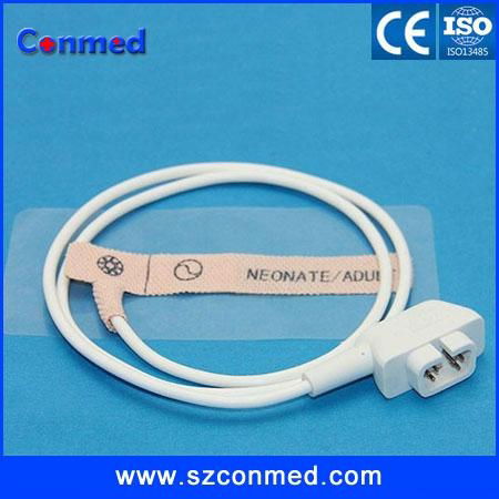 CSI disposable spo2 sensor/probe for neonate,DB 6pin, non-woven