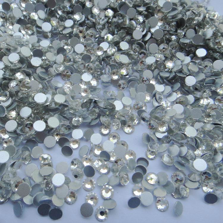 lead-free Round Stones Flatback  Non Rhinestone Hotfix