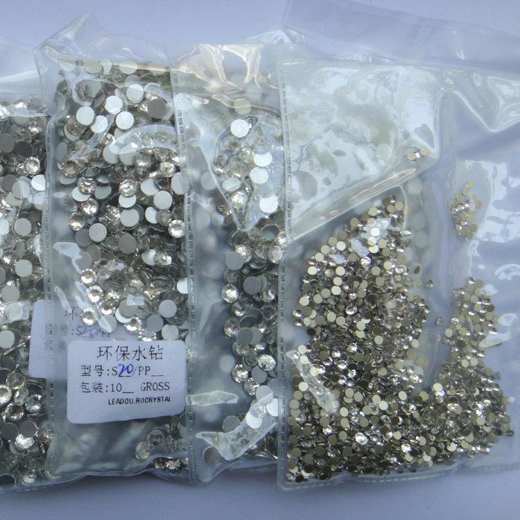 lead-free Round Stones Flatback  Non Rhinestone Hotfix 5