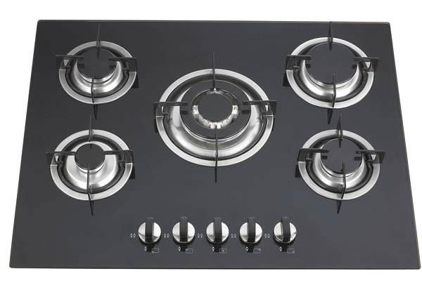 5 burner gas cooker glass hobs gas hobs