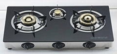 3 burner gas cooker OR gas stove OR gas cooker