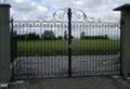 Wrought iron gates