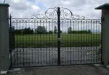 Wrought iron gates