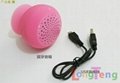  Mini mushroom Car Suction Cup wireless Bluetooth Speaker Sound Box 