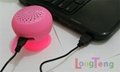 New Mini mushroom Car Suction Cup wireless cheap Bluetooth Speaker Sound Box 