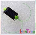 Mini Locust Solar Grasshopper Insect Bug Solar Energy Powered Child Kid Toy 