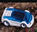 Green eco-friently creative solar car brine salt power track car Children toys