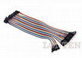 20cm Male to Female DuPont Breadboard Jumper Wires for Arduino (40Pcs/Pack) (5Pa