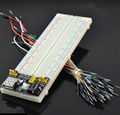 3.3V5V Breadboard power module+830 points Bread board +65 Flexible jumper wires