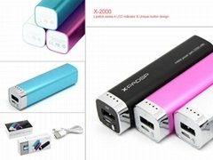 Lipstick Design Portable Charger in