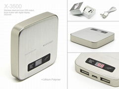 Dual USB Output Port Charging Go with Touch Screen for Company Gift or Promotion