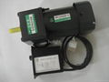 200W single phase inductio motor with gear box and US-52 speed control 1