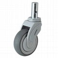 Plastic Medical caster wheel with nylon yoke 3