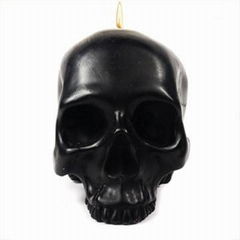 colored paraffin wax Skull Candles