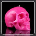 colored paraffin wax Skull Candles 4