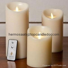 moving wick luminara led candle 