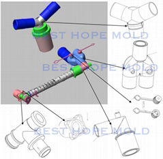 Moulds of Anesthesia Breathing Circuit Accessories