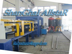 Discontinuous PU sandwich panel machine