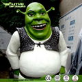 Park Fiberglass Life Size Shrek Statue 3