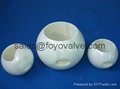 V-Port Ceramic Ball Valves for Liquid Chlorine Slurry