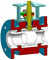 V-Port Ceramic Ball Valves for Liquid Chlorine Slurry 5