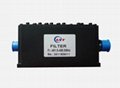 UHF Band Pass Filter 400MHz-470MHz From 1MHz to Full Bandwidth N/SMA Connector  1