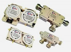 RF/Microwave Dual Junction Circulator 60MHz to 20GHz Up to 400W Power 