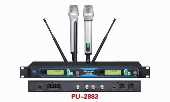 PU-2883 Ture Diversity 200 Frequencies UHF Wireless Microphone