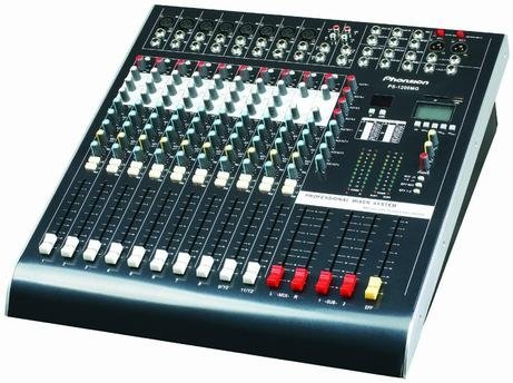 PS-1200MG 12-Ch Record USB and SD Card Display Power Mixer