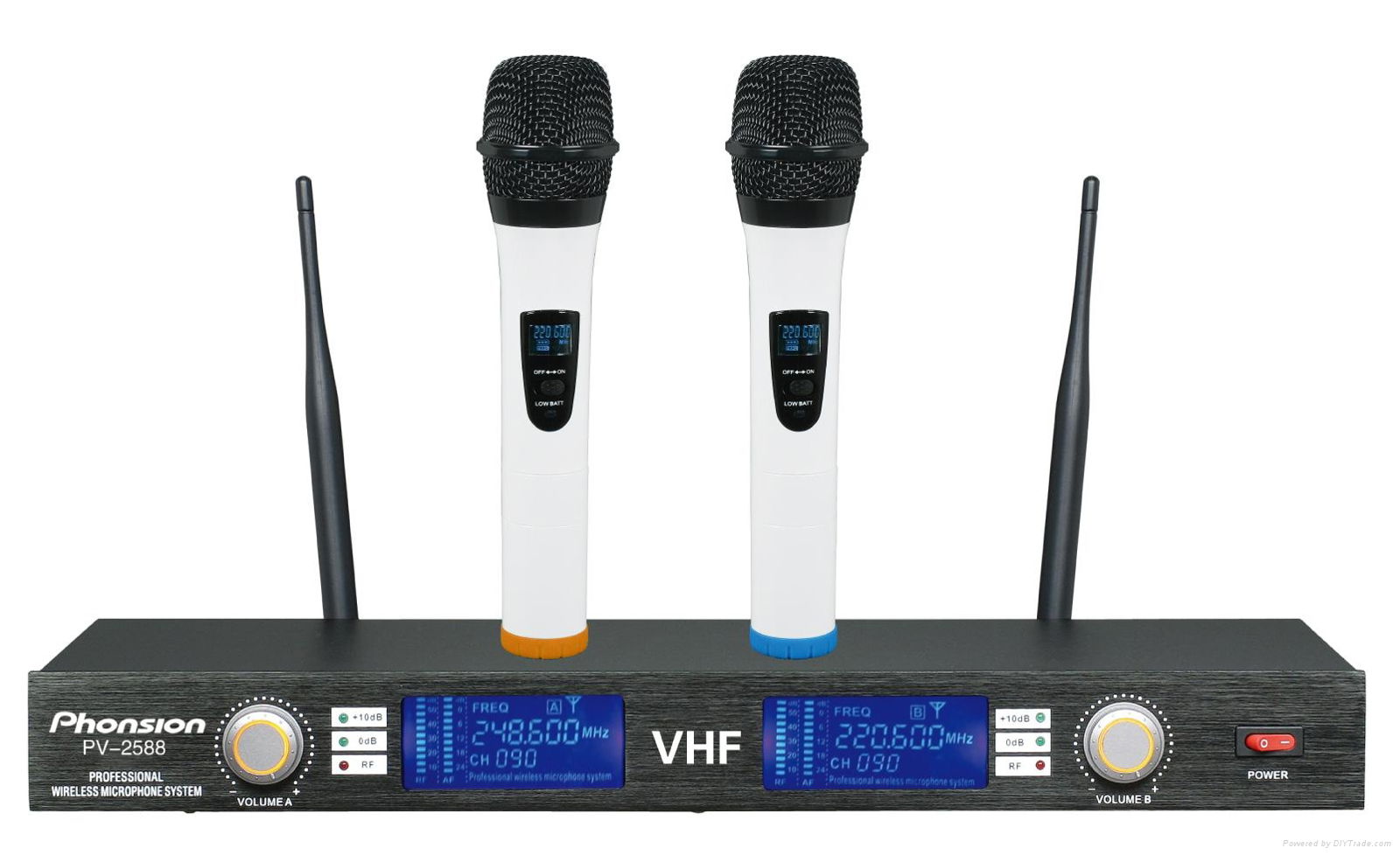 PV-2588 Metal Receiver VHF Wireless Microphone 3