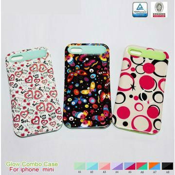 Water Transfer Printing PC+Silicone Cover for iPhone Samsung LG Sony etc 2