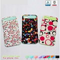 Water Transfer Printing PC+Silicone Cover for iPhone Samsung LG Sony etc 2