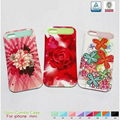 Water Transfer Printing PC+Silicone Cover for iPhone Samsung LG Sony etc 3