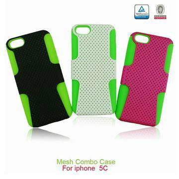 Mesh Combo 2-in-1 PC+Silicone Cover for Apple Samsung LG Sony Nokia etc