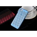 Squares Pattern Semipermeable Soft TPU Case for iPhone 5/5S, with Dust Plug 3