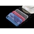 Squares Pattern Semipermeable Soft TPU Case for iPhone 5/5S, with Dust Plug 4
