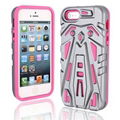 Transformer Combo PC Silicone Cellphone Cover for Apple's iPhone 5G 3