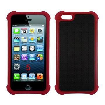 Triple Combo 3-in-1 TPU + PC + Silicone Cover for Apple iPhone 5G