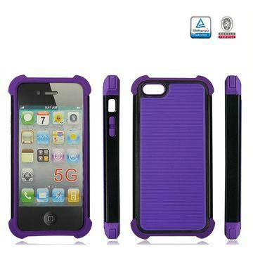 Triple Combo 3-in-1 TPU + PC + Silicone Cover for Apple iPhone 5G 2