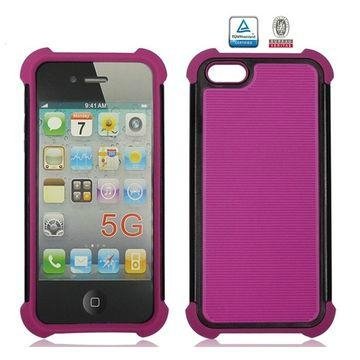 Triple Combo 3-in-1 TPU + PC + Silicone Cover for Apple iPhone 5G 3