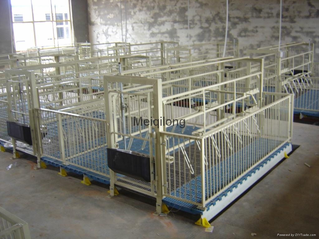Pig equipment- Powder coating Farrowing crate for pig